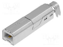 Plug; USB B; soldering