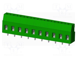 Connector: PCB terminal block; terminal; Plating: tinned; on PCBs