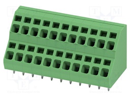 PCB terminal block, rated current: 17,5 A, rated voltage (II