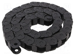 Cable chain; Series: Light; Bend.rad: 28mm; L: 986mm; Colour: black