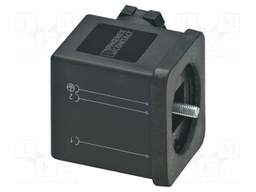 Connector: valve connector; plug; form A; female; PIN: 3; IP65; M16