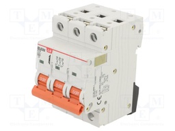 Circuit breaker; 230/400VAC; Inom: 16A; Poles: 3; Charact: C; 6kA