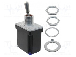 Switch: toggle; Pos: 2; DPDT; ON-ON; 6A/230VAC; 20A/28VDC; -65÷71°C