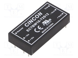 Converter: DC/DC; 20W; Uin: 8.5÷160V; 12VDC; Iout: 1670mA; 28.5g