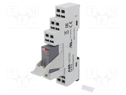 Relay: interface; SPDT; Ucoil: 24VDC; Mounting: DIN; Series: CR-P