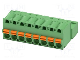 PCB connector, nominal cross section: 2.5 mm?, color: green,