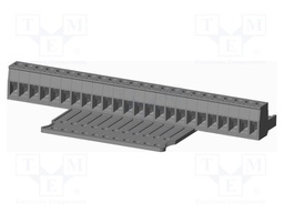 Connector: pluggable terminal block; plug; female; straight; grey