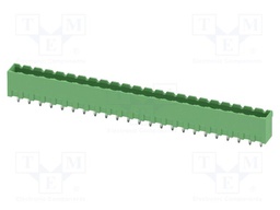 PCB headers, nominal cross section: 2.5 mm?, color: green, n