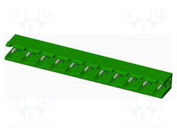 Connector: pluggable terminal block; socket; male; angled 90°