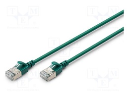 Patch cord; F/FTP; Cat: 6a; RJ45 plug,both sides; stranded; Cu; 1m