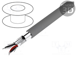Wire; CSA CMG FT4,UL AWM 2493,UL CM,UL CMG,VW-1; 2x2x20AWG