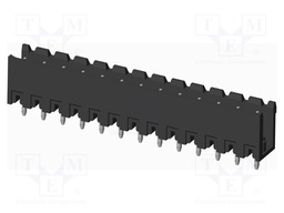 Connector: pluggable terminal block; socket; male; on PCBs