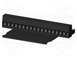 Connector: pluggable terminal block; plug; female; straight; 5mm