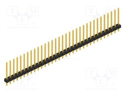 Connector: pin strips; pin header; male; PIN: 33; 2.54mm; THT; 1x33
