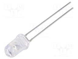 LED; 5mm; green; 10000÷12000mcd; 9÷10lm; 60°; Front: convex