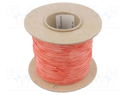 Insulating tube; Mat: silicone; red; Øint: 0.8mm; Wall thick: 0.4mm