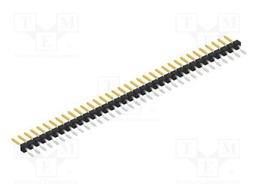 Connector: pin strips; pin header; male; PIN: 35; 2.54mm; SMT; 1x35