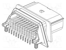 Connector: rectangular