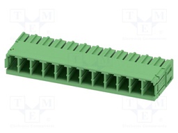 PCB headers, nominal cross section: 6 mm?, color: green, nom