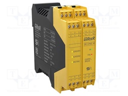 Module: safety relay; SR; 24VDC; for DIN rail mounting; -30÷55°C
