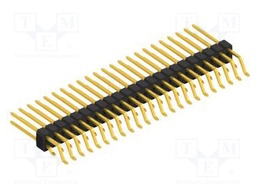 Connector: pin strips; pin header; male; PIN: 46; 2.54mm; SMT; 2x23