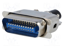 Connector: Centronics; plug; male; PIN: 24; soldering; for cable