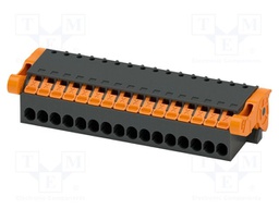 PCB connector, nominal cross section: 1.5 mm2, color: black,