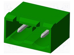 Connector: pluggable terminal block; socket; male; angled 90°