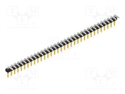 Connector: pin strips; pin header; male; PIN: 33; 2mm; THT; 1x33