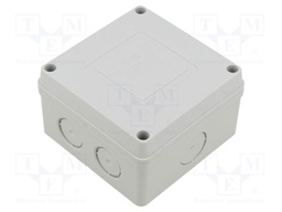 Enclosure: junction box; X: 89mm; Y: 52.5mm; Z: 89mm; wall mount
