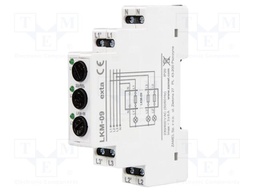 Voltage indicator; IP20; for DIN rail mounting; 90x17.5x66mm