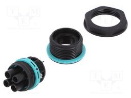 Connector: AC supply; screw terminal; female; TH387; 0.5÷4mm2