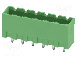 PCB headers, nominal cross section: 2.5 mm?, color: green, n