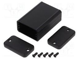 Enclosure: with panel; 1455; X: 45mm; Y: 25mm; Z: 60mm; aluminium