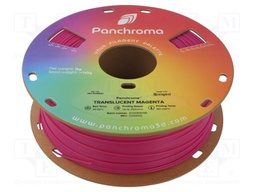 Filament: PLA; 1.75mm; translucent magenta; 190÷230°C; 1kg