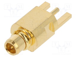 Socket; MMCX; female; 50Ω; teflon; gold-plated