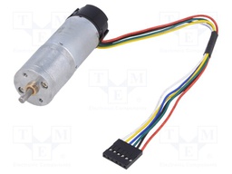 Motor: DC; with encoder,with gearbox; LP; 12VDC; 1.1A; 14rpm