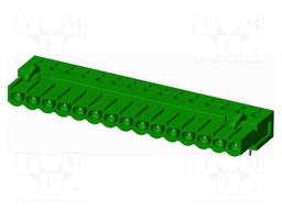 Connector: pluggable terminal block; socket; female; angled 90°