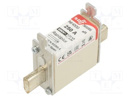 Fuse: fuse; aR; 250A; 690VAC; 440VDC; silver; NH000