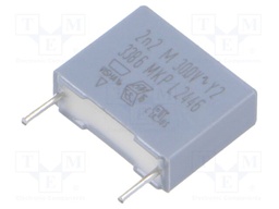 Capacitor: polypropylene; 2.2nF; 12.5x10x4mm; THT; ±20%; 10mm
