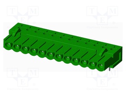 Connector: pluggable terminal block; socket; female; angled 90°