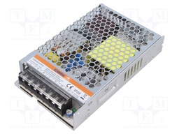 Power supply: switched-mode; voltage source; 150W; 24VDC; 6.5A