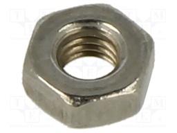 Nut; hexagonal; M3; Thread: metric; A2 stainless steel; 5.5mm