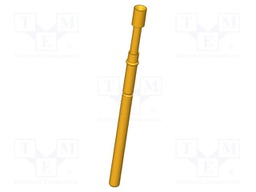 Test needle; Operational spring compression: 4mm; 5A; Ø: 2mm; 0.6N