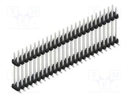 Connector: pin strips; pin header; male; PIN: 50; 2mm; SMT; 2x25