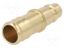 Connector; connector pipe; 0÷35bar; brass; NW 7,2,hose 13mm