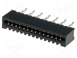 Connector: FFC (FPC); straight; PIN: 14; NON-ZIF; THT; tinned; 1mm