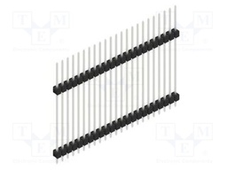 Connector: pin strips; pin header; male; PIN: 23; 2.54mm; THT; 1x23
