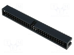 Socket; IDC; male; PIN: 60; straight; THT; gold-plated; 2.54mm