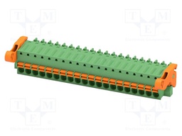 PCB connector, nominal cross section: 1.5 mm2, color: green,